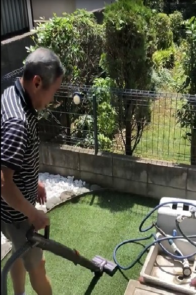 Artificial Grass Clean up